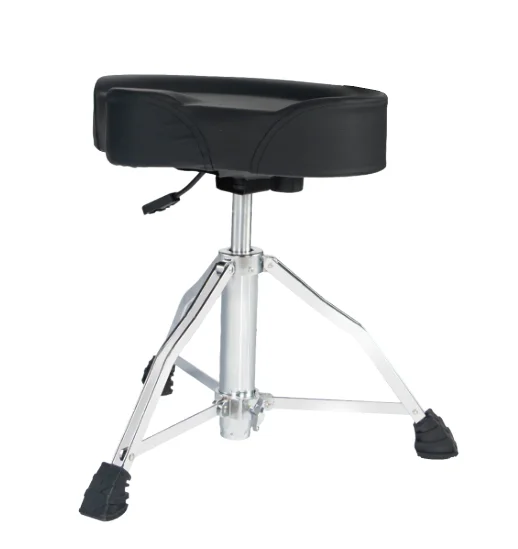 New Design Height Adjustable Hydraulic Pressure Drum Stool Throne with Back