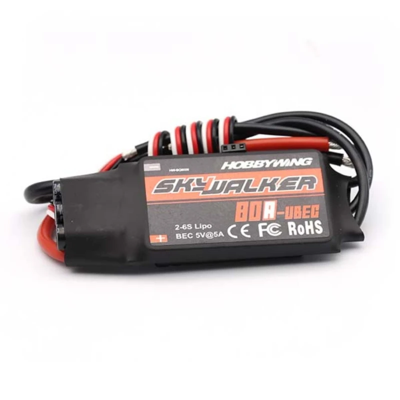Hobbywing SkyWalker V2 Brushless ESC 50A 60A 80A 2-6S With UBEC For RC Drone RC Model