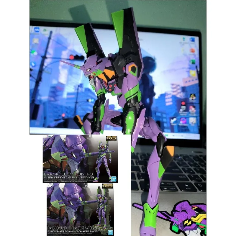 В наличии оригинальные фигурки Bandai RG EVANGELION UNIT-00 -01 -02 -03 -04 -06 -08. Модели аниме-фигурок, игрушки, подарки, коллекция.