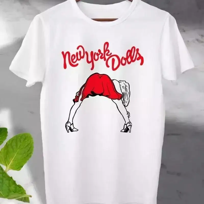 

Белая футболка New York Dolls Band, полный размер S 5Xl