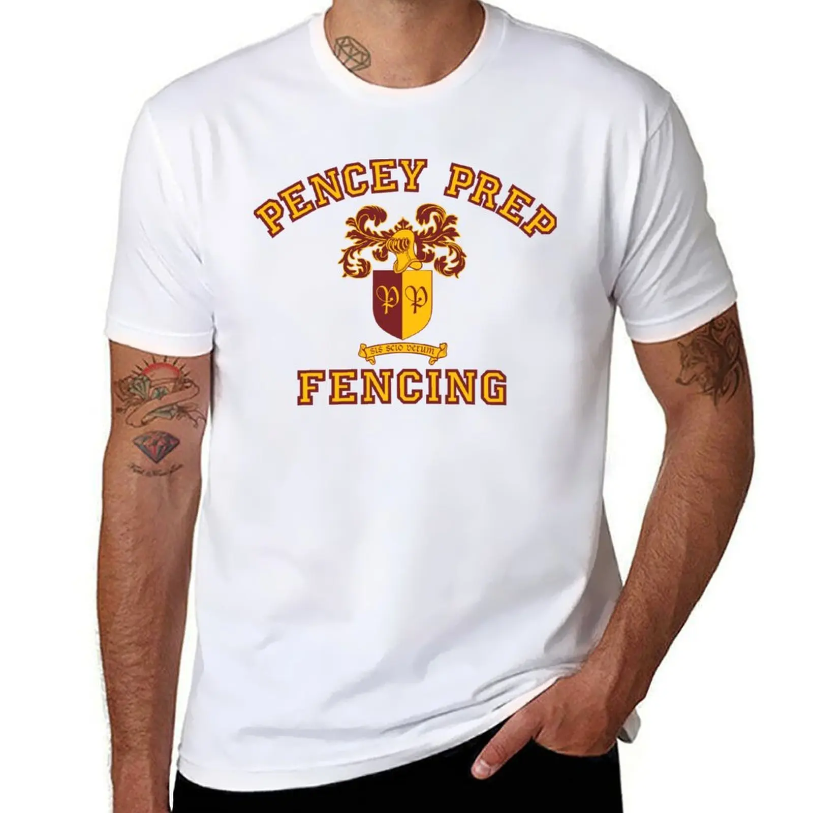 

Pencey Prep Fencing Team - School Colors T-Shirt mens graphic t shirts man t shirt designer T-Shirt