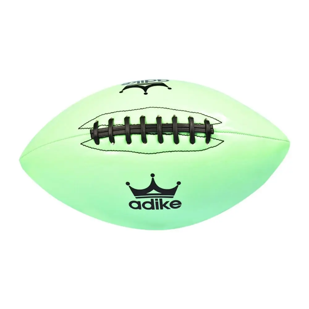 

High Quality PVC Rugby Toys Durable Prevent Air Leakage Fluorescent Rugby Smooth No Harm To Hands Glowing Football