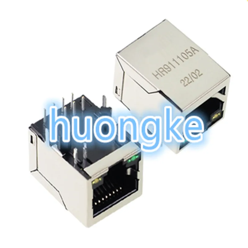 5PCS/LOT HR911105A with lamp HY911105A RJ45 network transformer