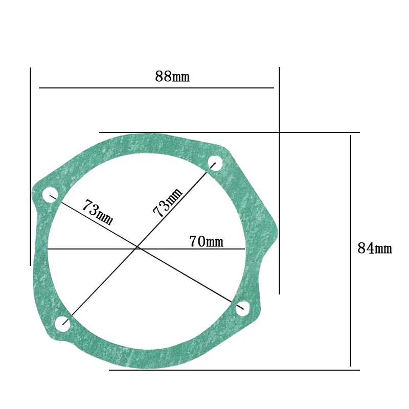 2PCS Heater Motor Gasket & Burner Seal Kits For Webasto Thermo Top Rubber Gasket And Burner Unit Gasket 66724A 9000861A