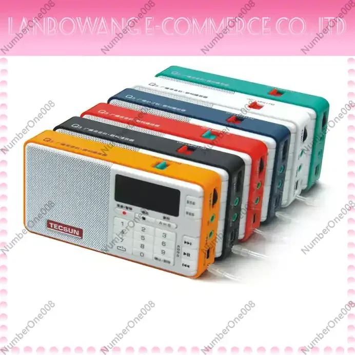 TECSUN Q3 Stereo Radio Pocket Size MP3 Player FM Mini Radio with Multi-color Selection Portable Radio
