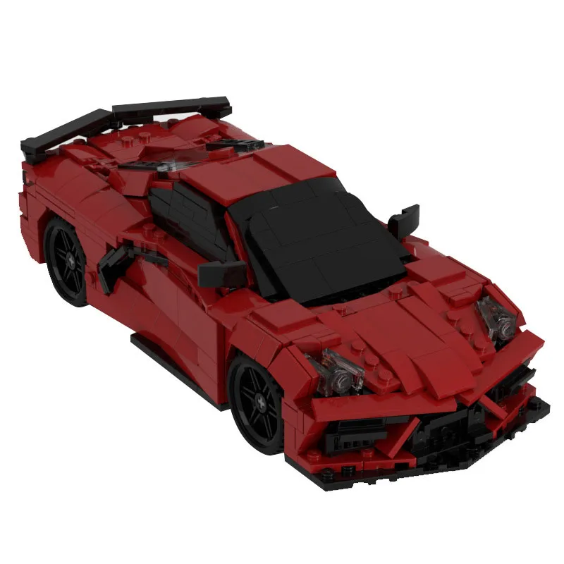 MOC-30141 block compatible creative toy car sports car splicing model 671PCS children's education birthday Christmas toy gift