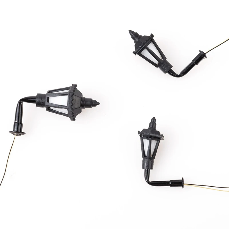 مصغرة الجدار مصباح/مصباح ليد نموذج أطقم لصنع بناء طاولة الرمل المشهد مواد الإضاءة الديوراما اكسسوارات 10 قطعة