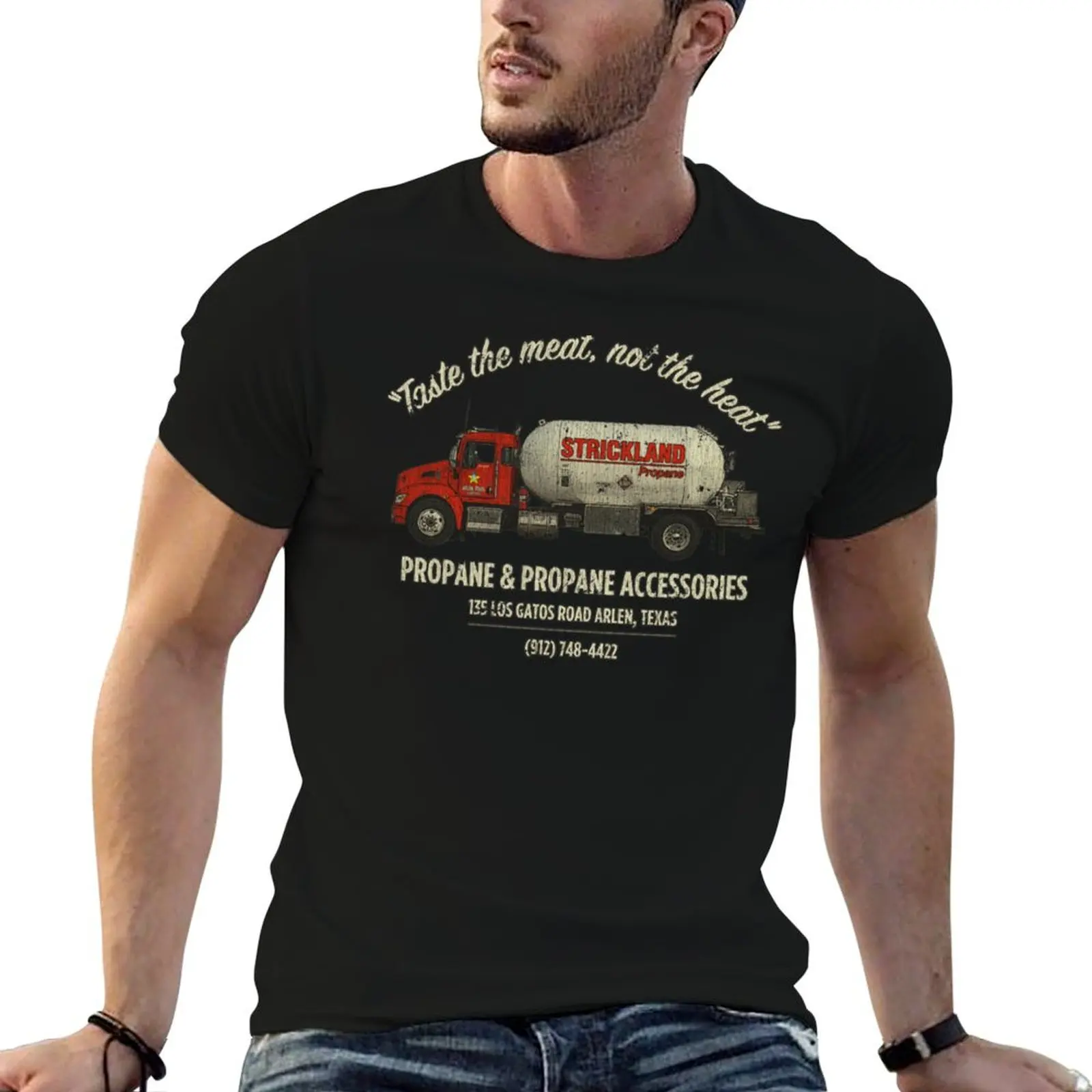 Strickland Propane Delivers T-Shirt Casual Breathable Short Sleeve Top
