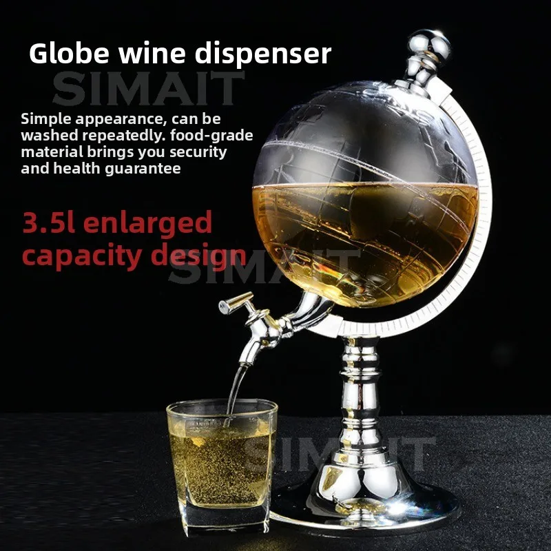 Global Wine Dispenser, Large-capacity Bar Wine Set, Draft Beer Machine, Water Dispenser, Wine Tower, Large Cup
