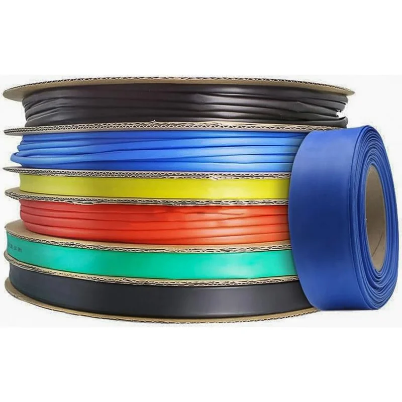 A Roll 3:1 Ratio Heat Shrink Tubing Φ1.6mm to Φ50m Dual Wall Adhesive Lined Shrinkable Wire Wrap Tube Waterproof Black Red White