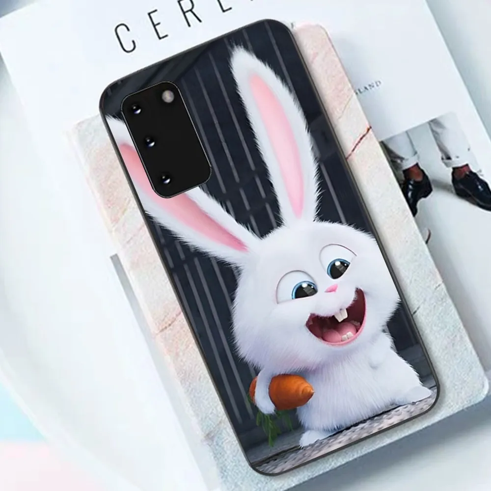 The Secret Life of Pets Rabbit Phone Case For Samsung S 9 10 20 21 22 23 30 23plus lite Ultra FE S10lite Fundas