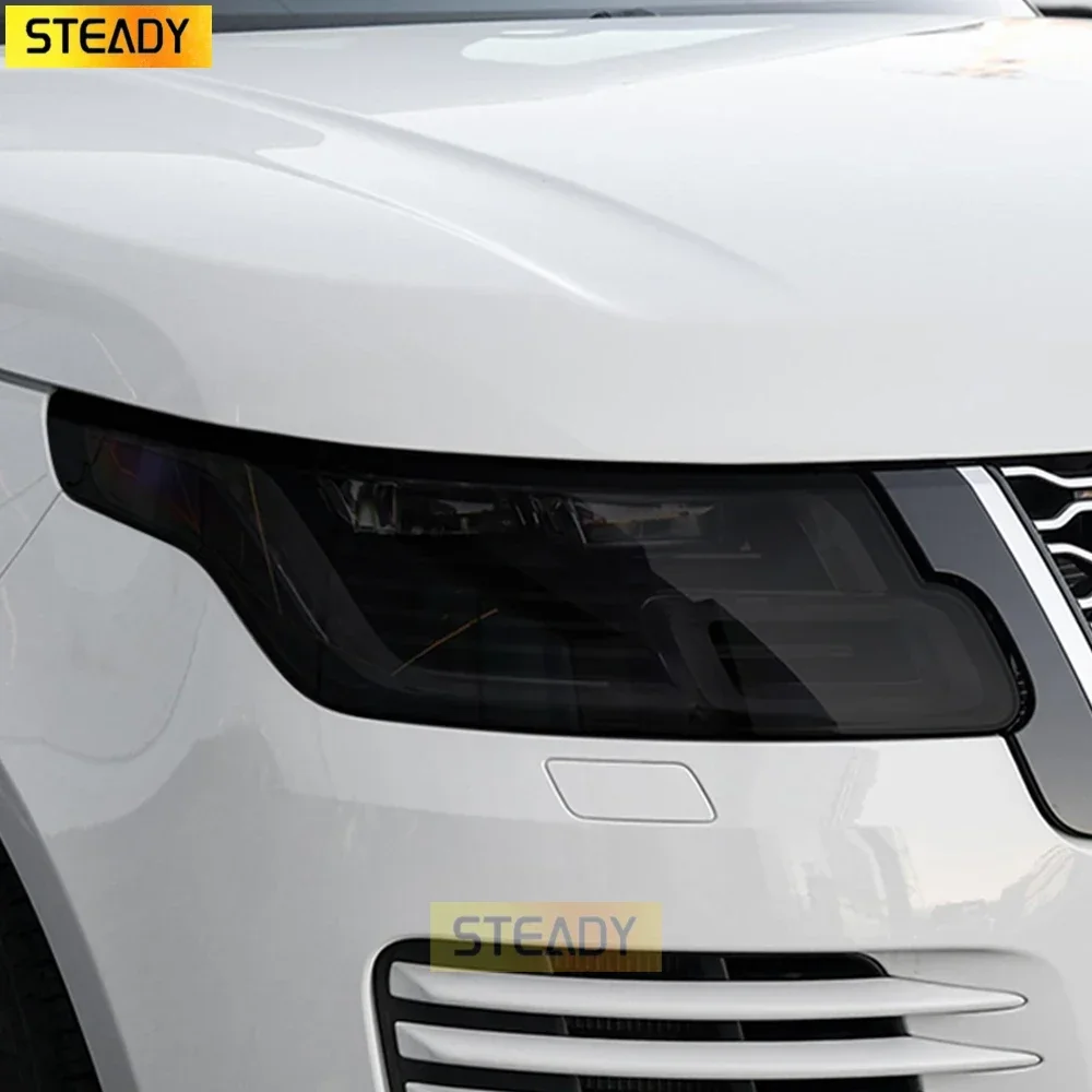 

Car Headlight Protective Film Headlamp Transparent Black TPU Sticker For Land Rover Discovery Sport Range Rover Evoque Velar