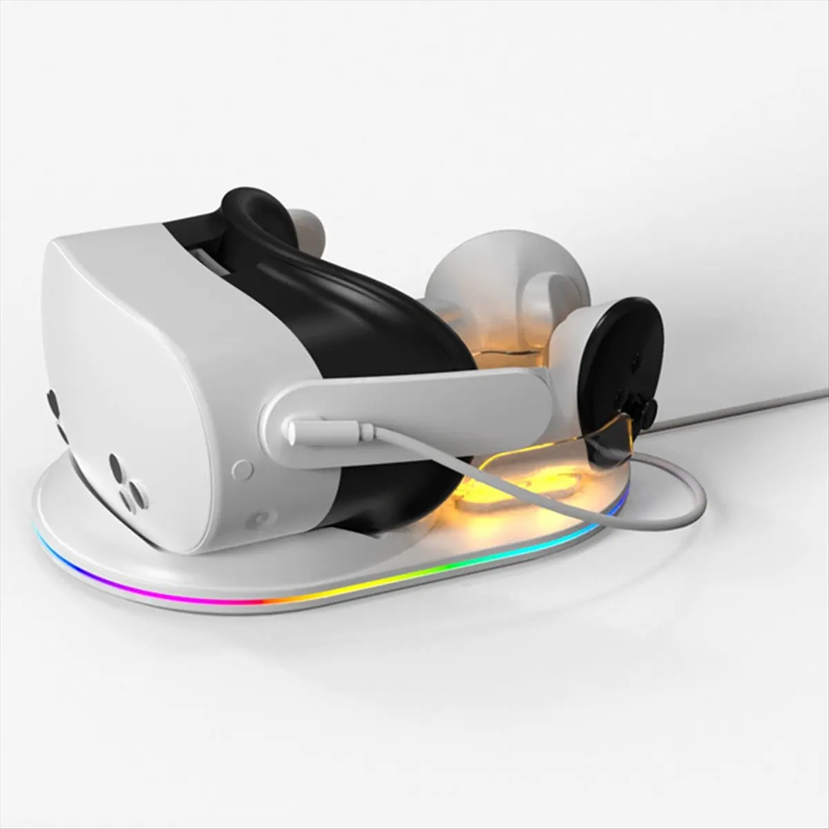 2026 قاعدة شحن جديدة + لمحطة شحن مغناطيسية Meta 3S VR 15W لوحدة تحكم 3S VR