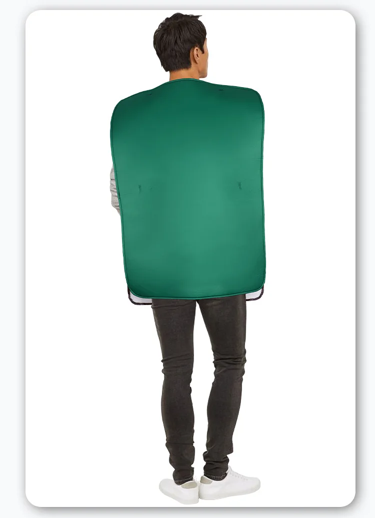Unisex Herren Billardtisch Magic 8 Ball Kostüm für Fasching, Karneval, Halloween, Erwachsenen-Billardtisch-Kostüm für Paare – Detail 5
