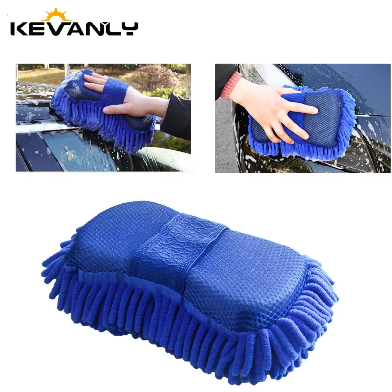 

1PCS Car Wash Microfiber Car Washer Sponge Cleaning Car Care Detailing Brushes Washing Towel Auto Gloves Styling Accessories