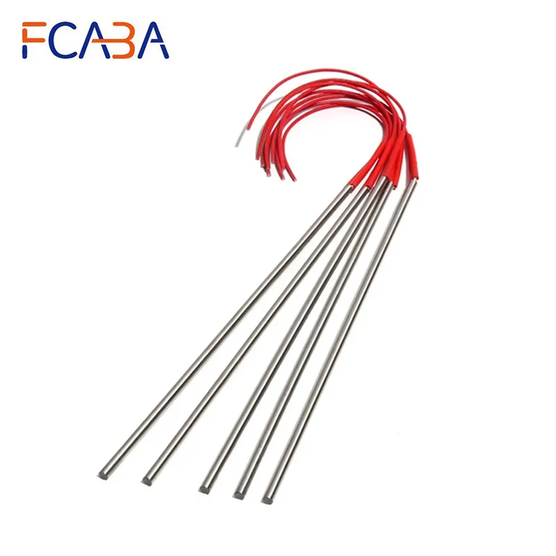 5PCS 8mm 380 ~ 500mm 201SUS Riscaldatore a cartuccia 110V/220V/380V Tubo di riscaldamento 750W/800W/840W/900W/1000W Elemento di resistenza