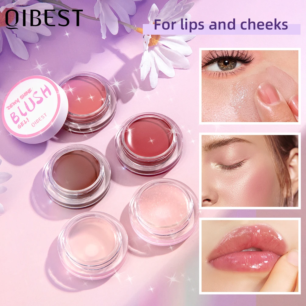 Brighten Face Blush Palette Face Contouring Soft Face Blusher Natural Cheek Tint Cheek Rouge Female Makeup Waterproof 1pcs Matte