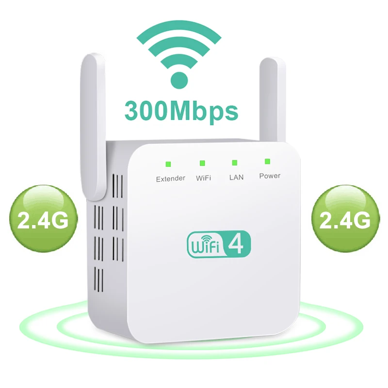 

Беспроводной Wi-Fi ретранслятор, 300 Мбит/с, 2,4 ГГц