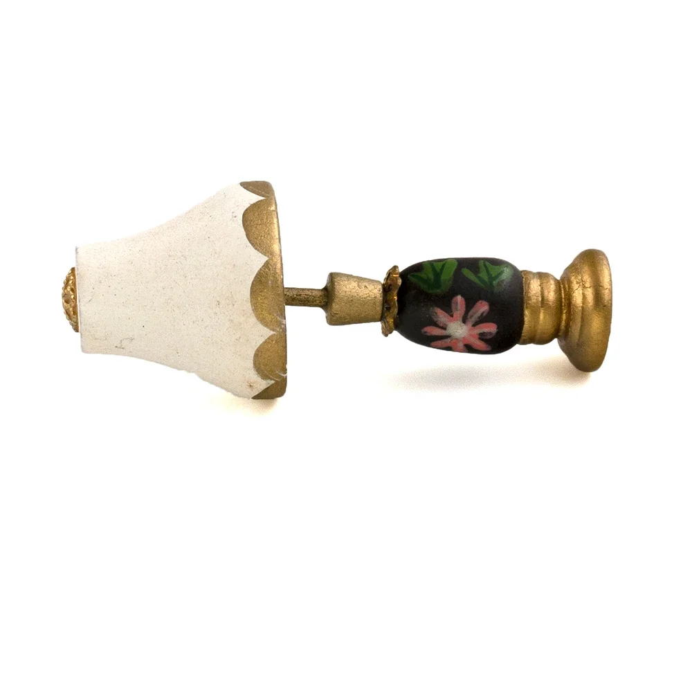 1 pçs 1/12 casa de bonecas acessórios em miniatura mini candeeiro mesa madeira modelo brinquedo para casa boneca decoração bjd