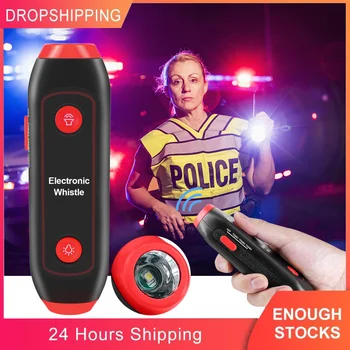 Elektronische Fluitje Zaklamp Twee-In-een Militaire Training Hoge Decibel Fluitje Sos Outdoor Emergency Distress Whistle