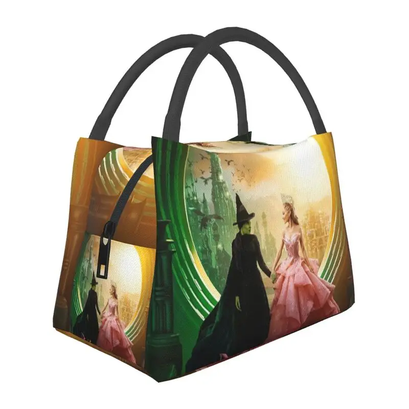 

Wickeds Musical Movie Insulated Lunch Bag for Camping Travel Resuable Cooler Thermal Bento Box Women
