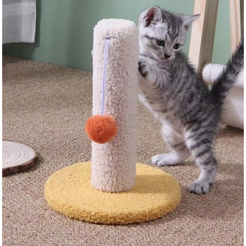 

Cat Scraper Scratching Post Sisal Rope Climbing Tree Kitten Pet Jumping Tower Toy with Ball Cats Sofa Protector Scratcher Tower