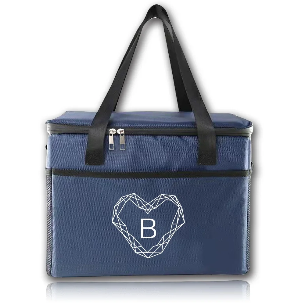 Lunch Bag Simplicity Handbag Portable Thermal Insulated Bags Outdoor Travel Cooler Bags for Men and Women XX Printing