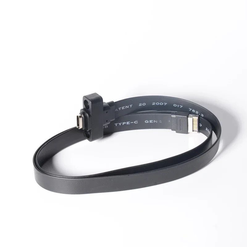 30 cm 50 cm 80 cm USB 3.1 Frontplatten-Header Typ E-Stecker auf USB-C Typ C Buchse Motherboard-Erweiterungskabel-Anschluss-Drahtkabel