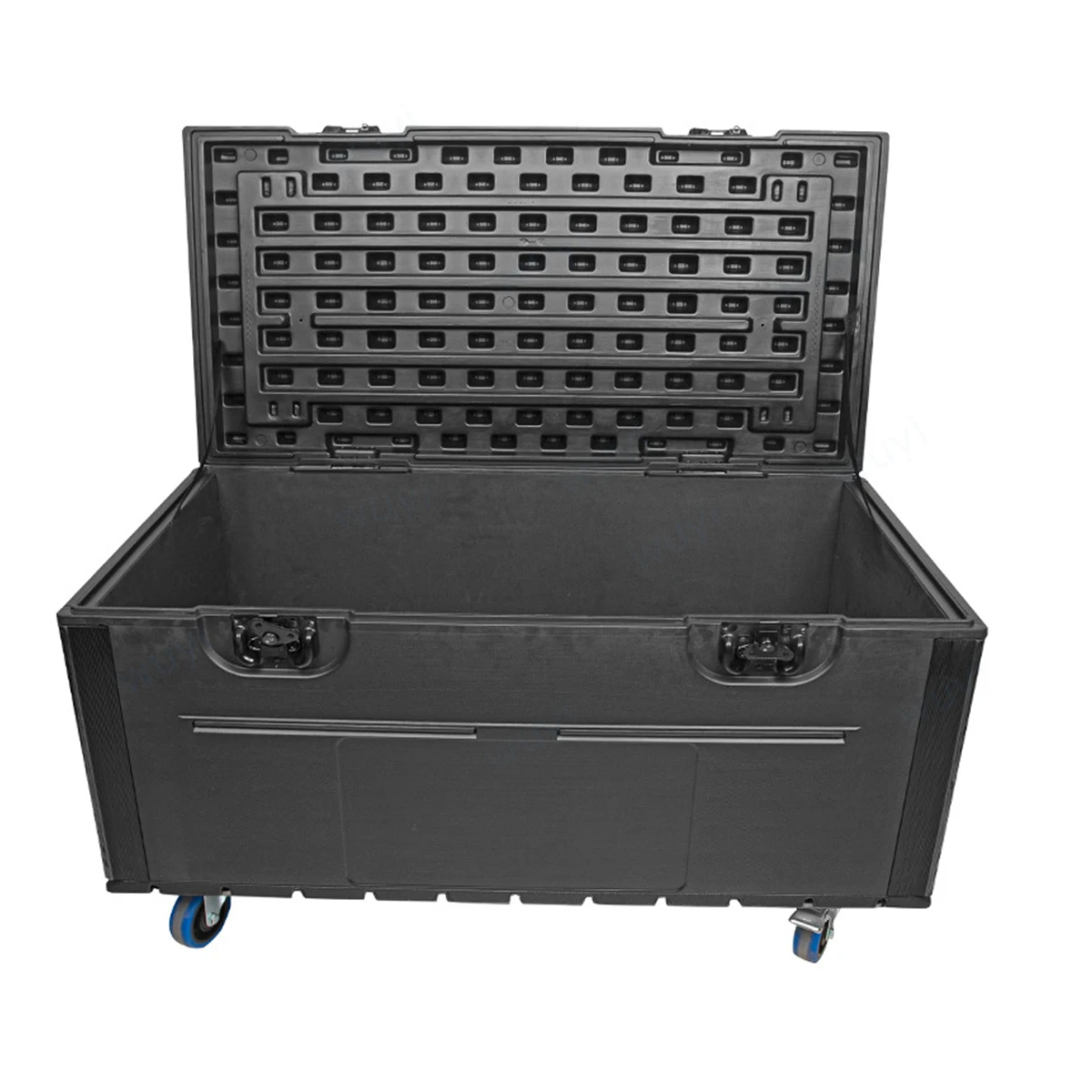 Cable Plastic Flight Case Stage Light Tool Wire Trunk Flycase Cabinet Thickened Storage Box with Wheels TV Showing Equipment