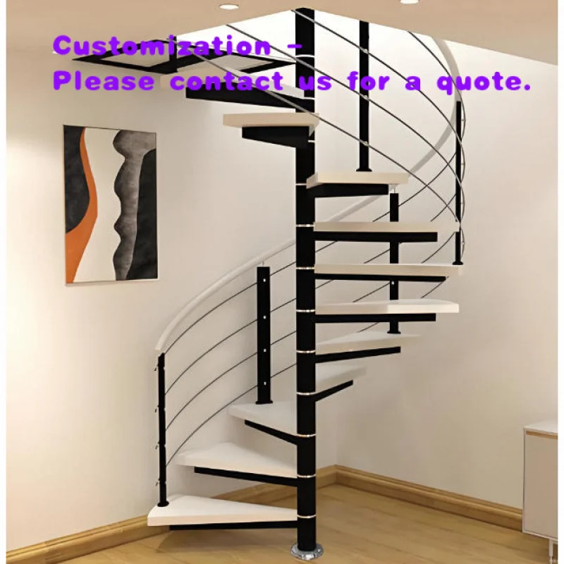 

custom.2525 Best-selling Modern Metal Rotating Staircase-Durable Simple Assembly Indoor Use
