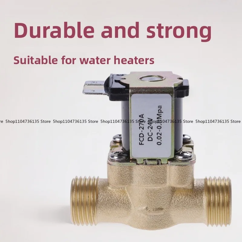 All-copper 4-minute Internal Solenoid Valve/- Normally Closed Water Inlet Valve, DC12v DC24v AC 220v