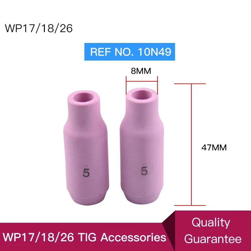 TIG Welding Machine Accessories/Consumables porcelain WP26 17 18 series Shield Cups Nozzles