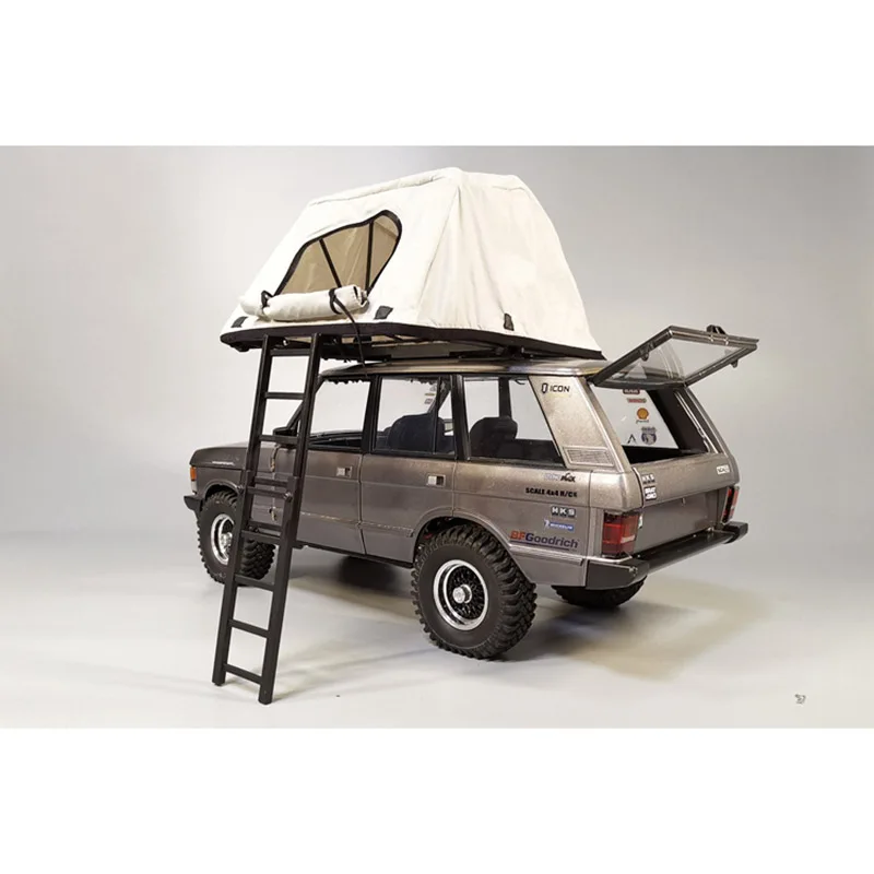 RC Crawler Car Simulation The Roof Folding Tent Decorate for 1/10 1/8 Traxxas TRX4 Defender AXIAL RC4WD YIKONG Tamiya RC Truck