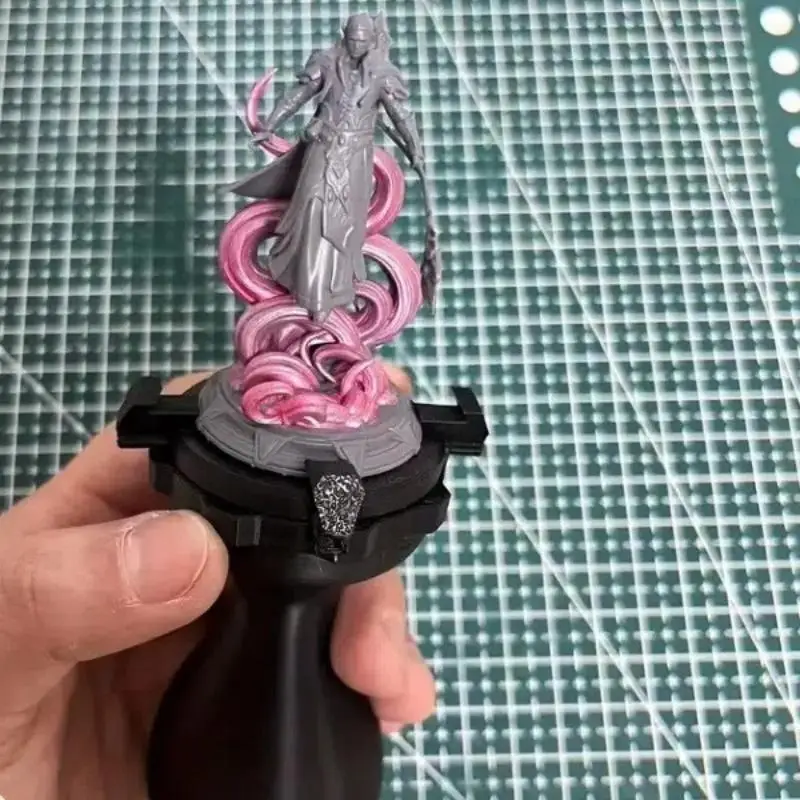 1 Stück Miniatur-Malhalter Stabilisator Handgehaltener Bemalter Fixierter Tischhalter 3D-Gedruckter Modell-Farbstativ