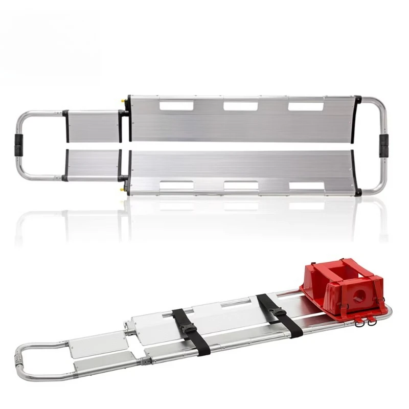 Emergency aluminum alloy removable stretcher shovel stretcher