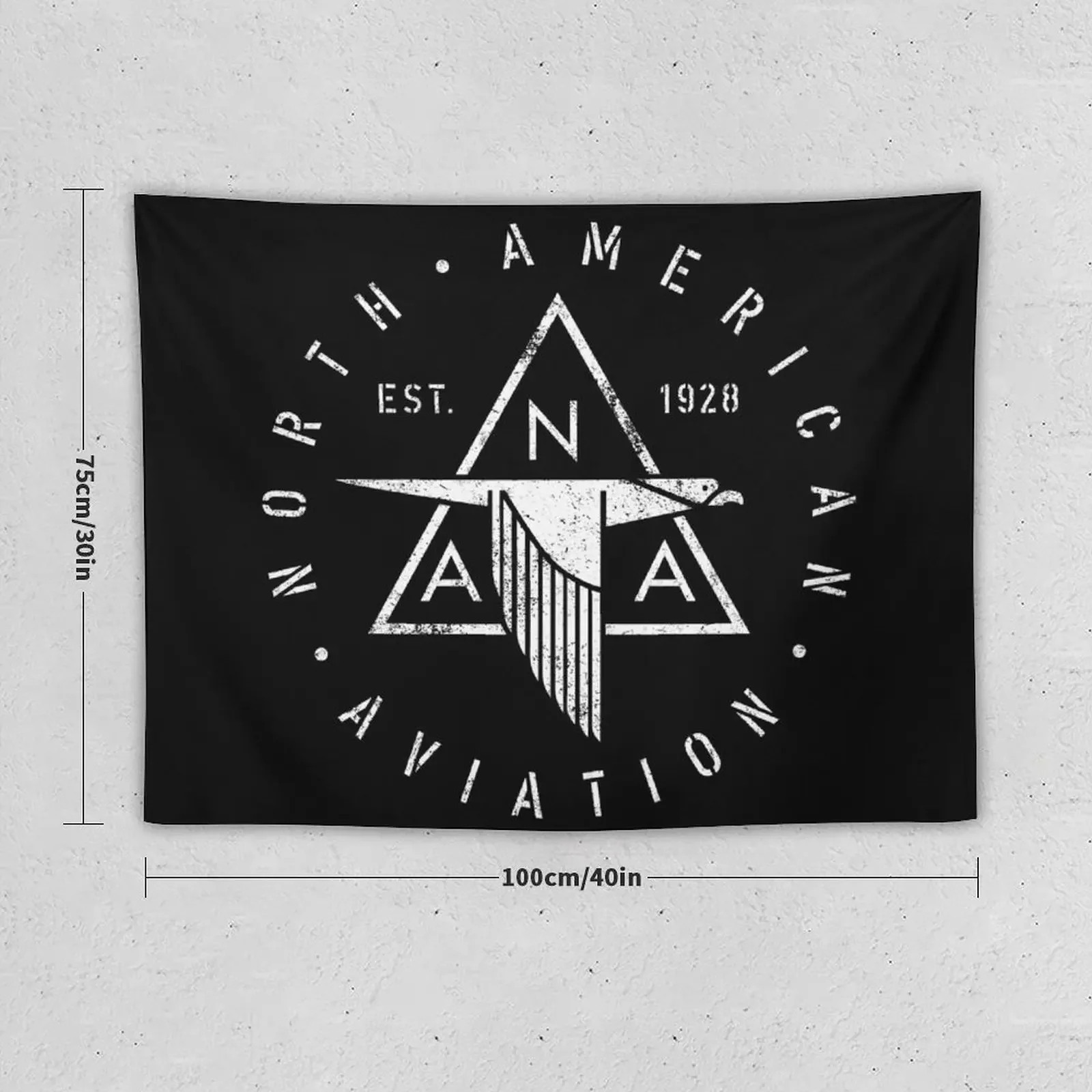 North American Aviation - NAA Logo Tapestry Funny House Decor Bedroom Decoration Decoration Pictures Room Wall Tapestry