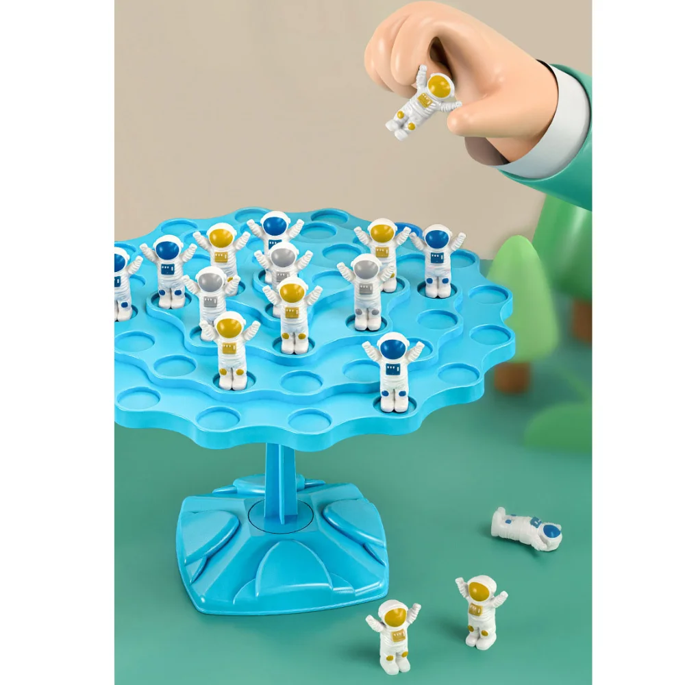 Fun Frog Balance Tree Children Montessori Math Toys Balancing Board Game Parent-child Interaction Tabletop Balance Game Toy Gift