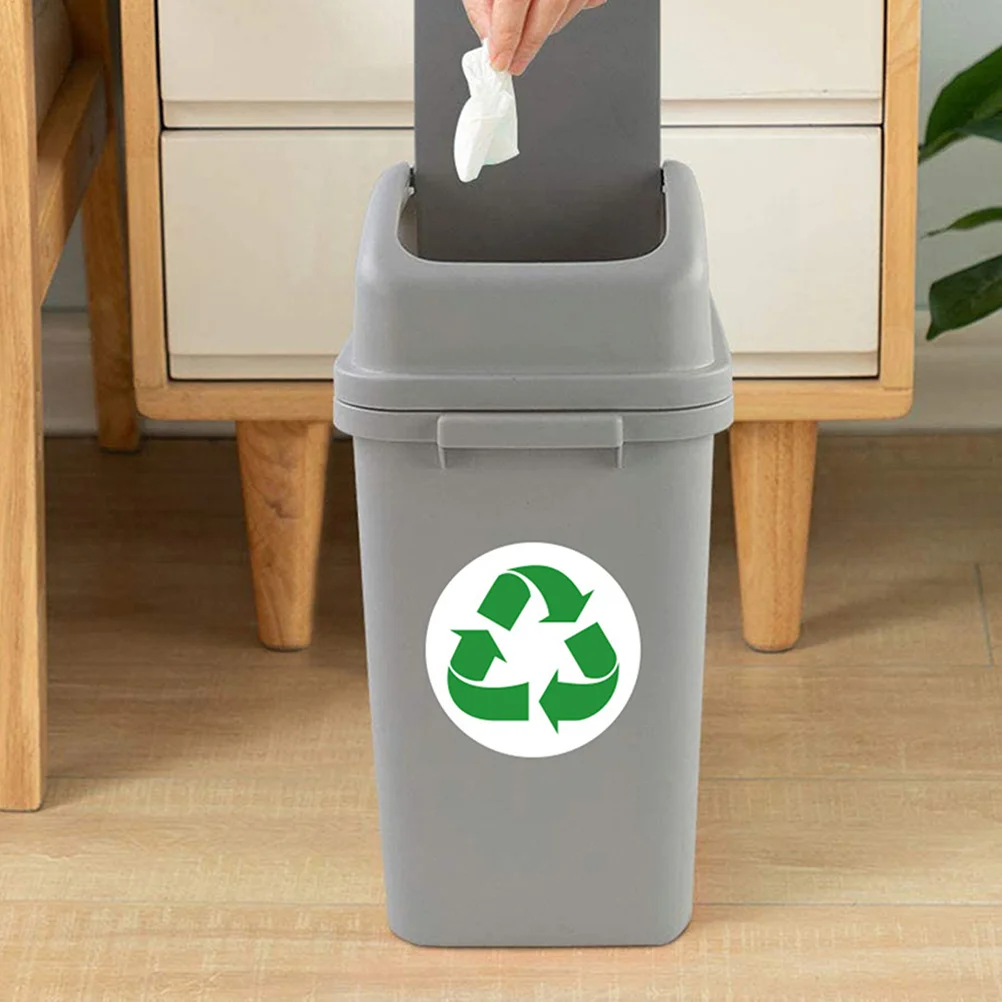 

3 Sets Garbage Can Trash Recycle Sticker Food Waste Bin Labels Sign Stickers Decals
