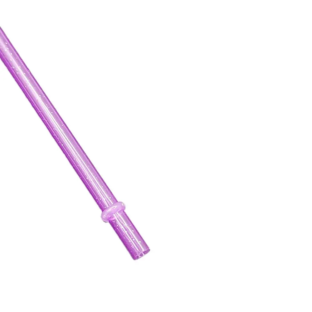 Paille en plastique réutilisable en poudre d'or, 1 pièce, tasse de voyage Portable pour voiture, paille à paillettes, accessoires avec brosse de nettoyage