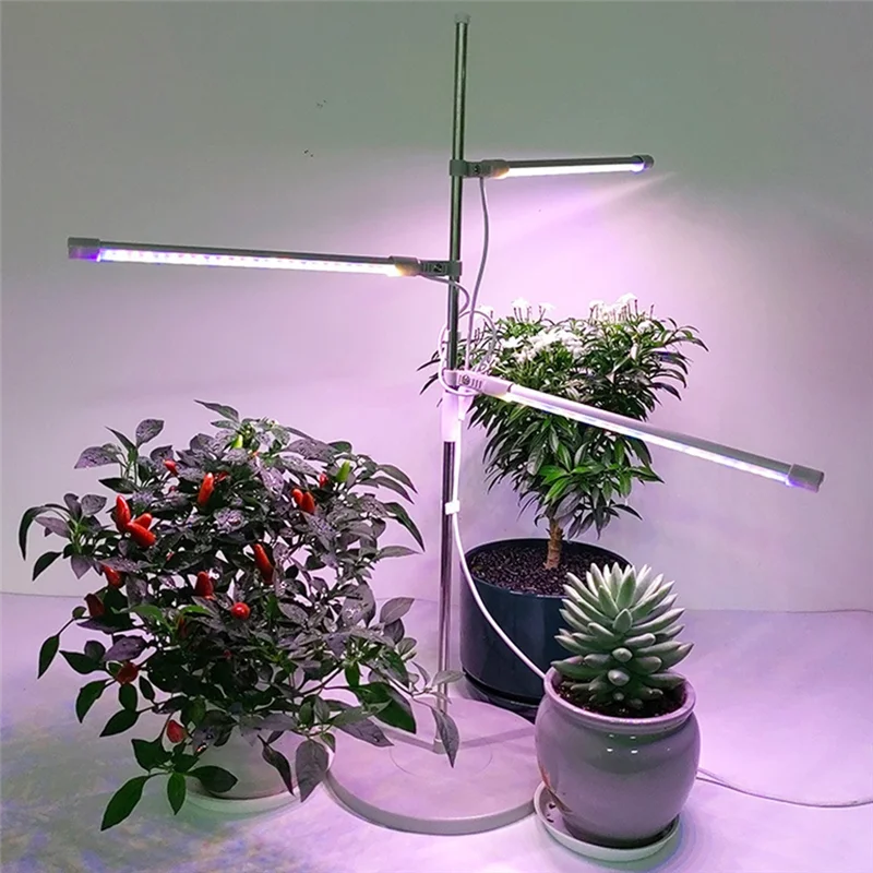 LED Grow Light Full Spectrum Plant Growth Light Height Adjustable Dimmable Growing Lamp With Timer For Indoor Plants-ABLI