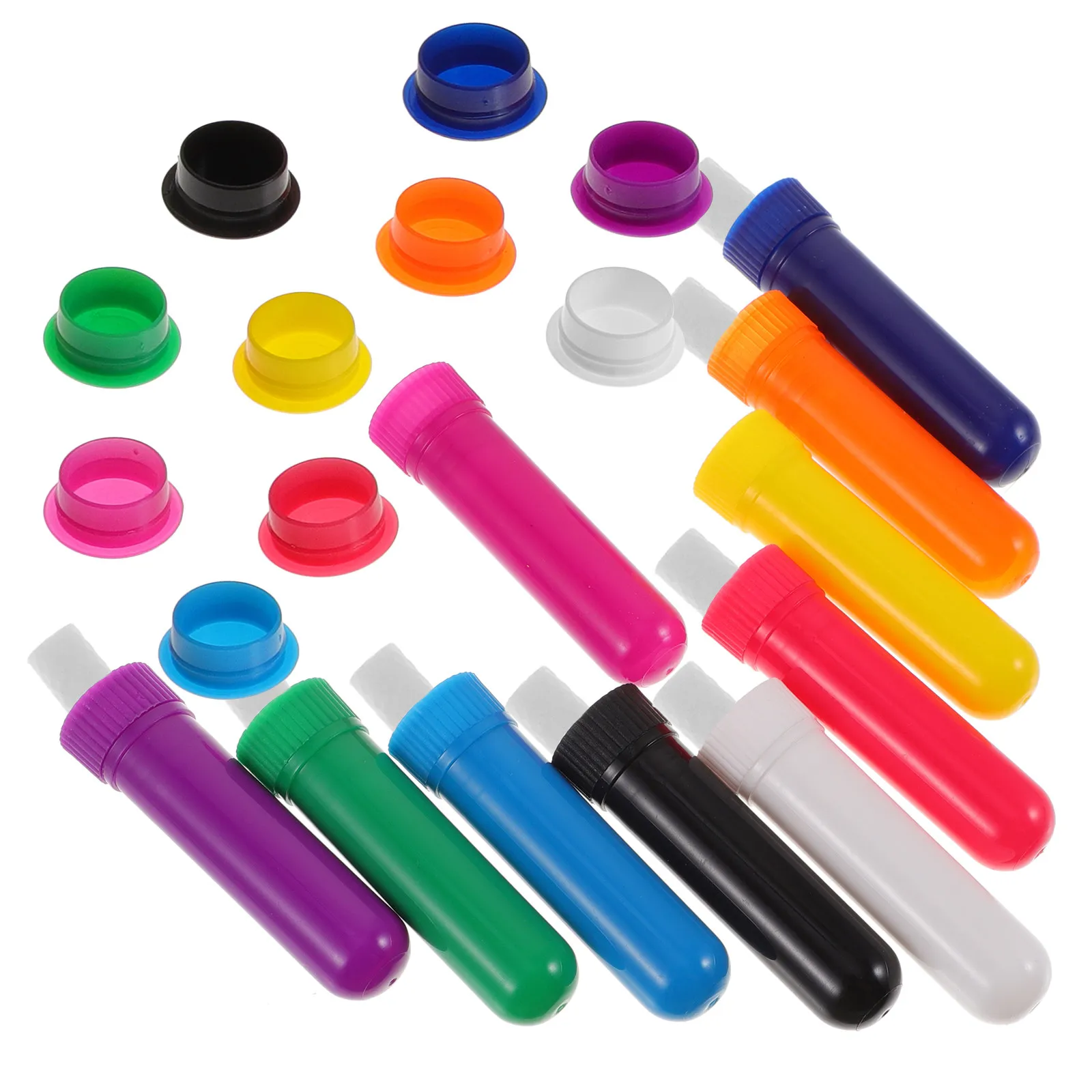 

10 шт. портативных ароматических назальных трубок для эфирных масел, пустые ароматические стержни для ароматизации