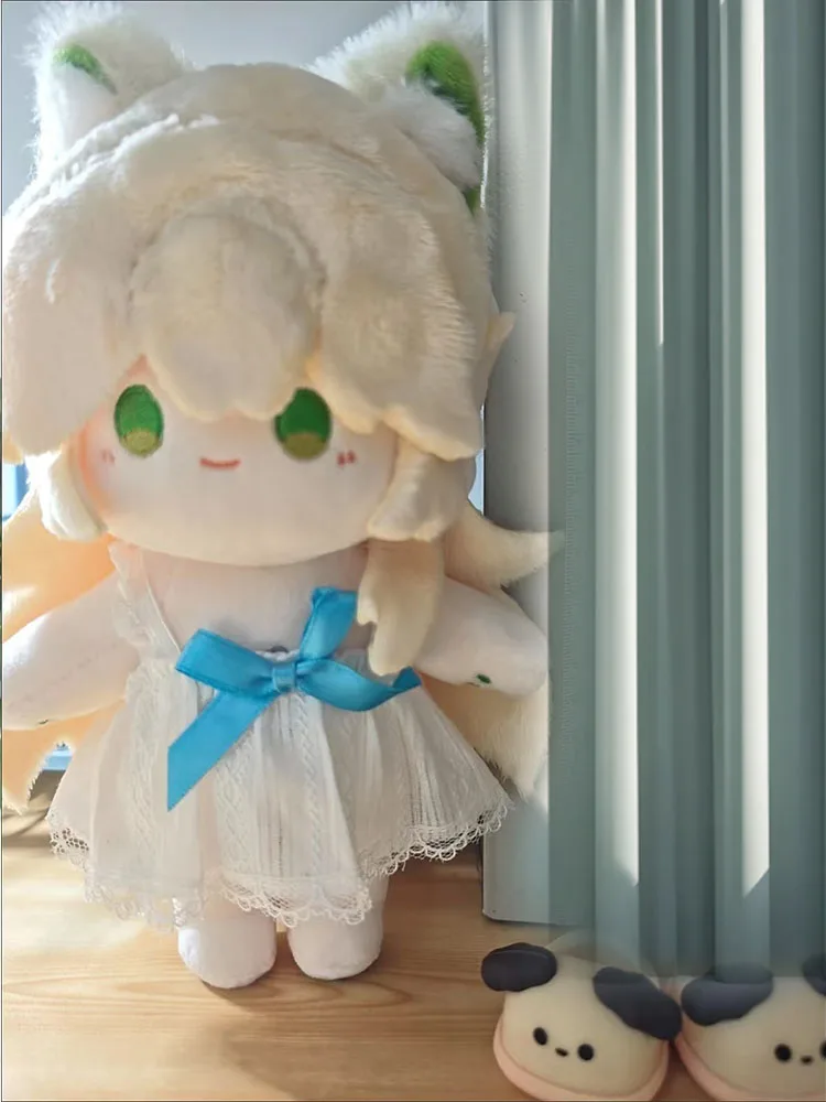 Honkai: Star Rail Game Peripherals Luocha 20cm Cotton Doll Cute Dress Up Plush Toys for Adults and Children to Collect as Gifts.