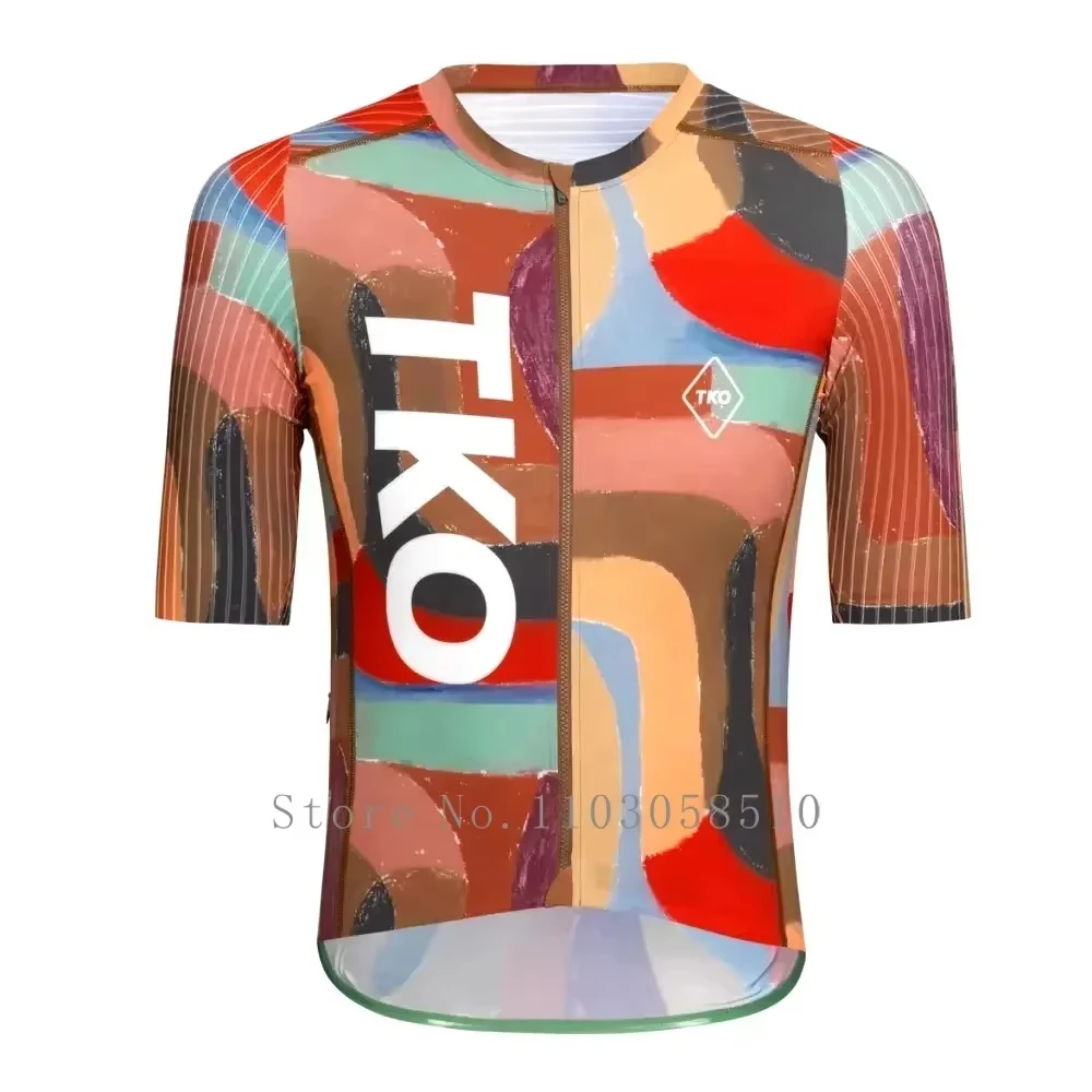 TKO Cycling Jersey Short Sleeve MTB Road Cycling Jerseys Breathable Pro Team Race Fit Lightweight Bicycle Clothing Bike Riding