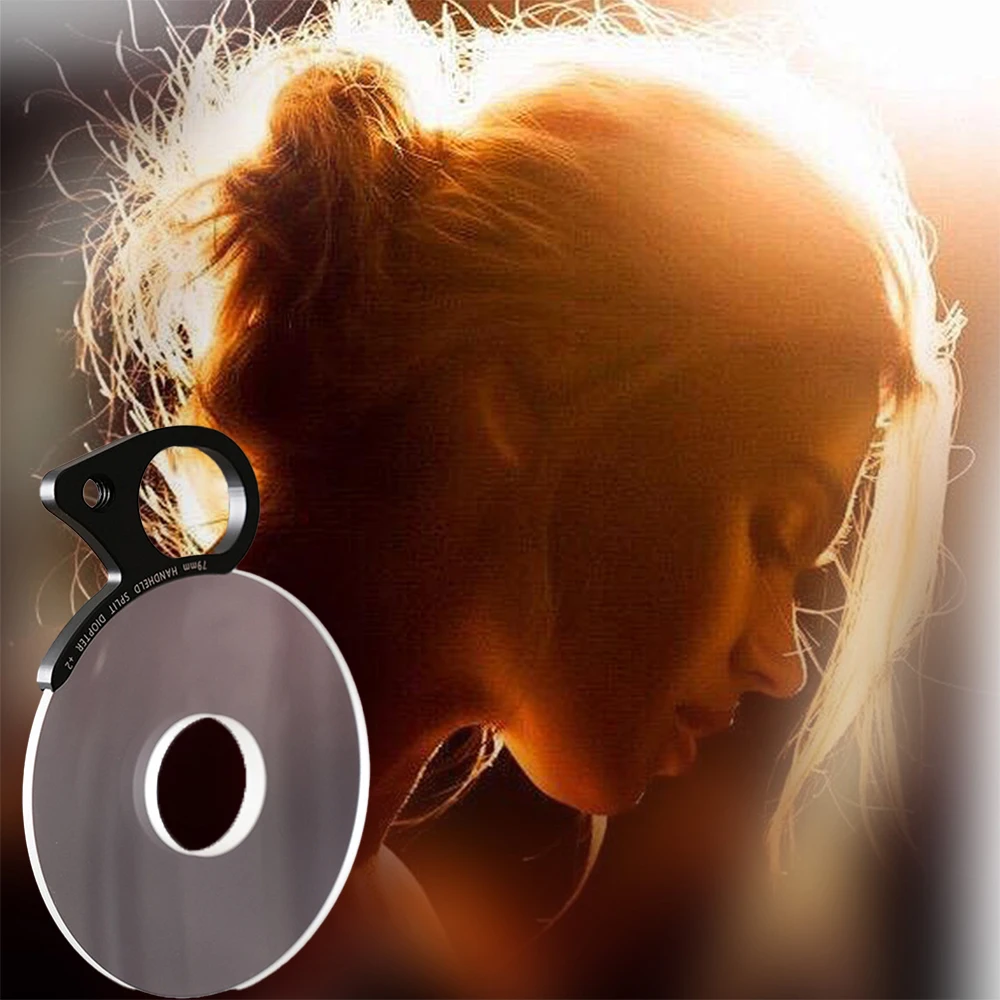 Handgehaltener Hohlvignet-Spezialeffekt-Objektivfilter 79mm für Atmosphärische Kreative Kamera-Fotografie-Effekte