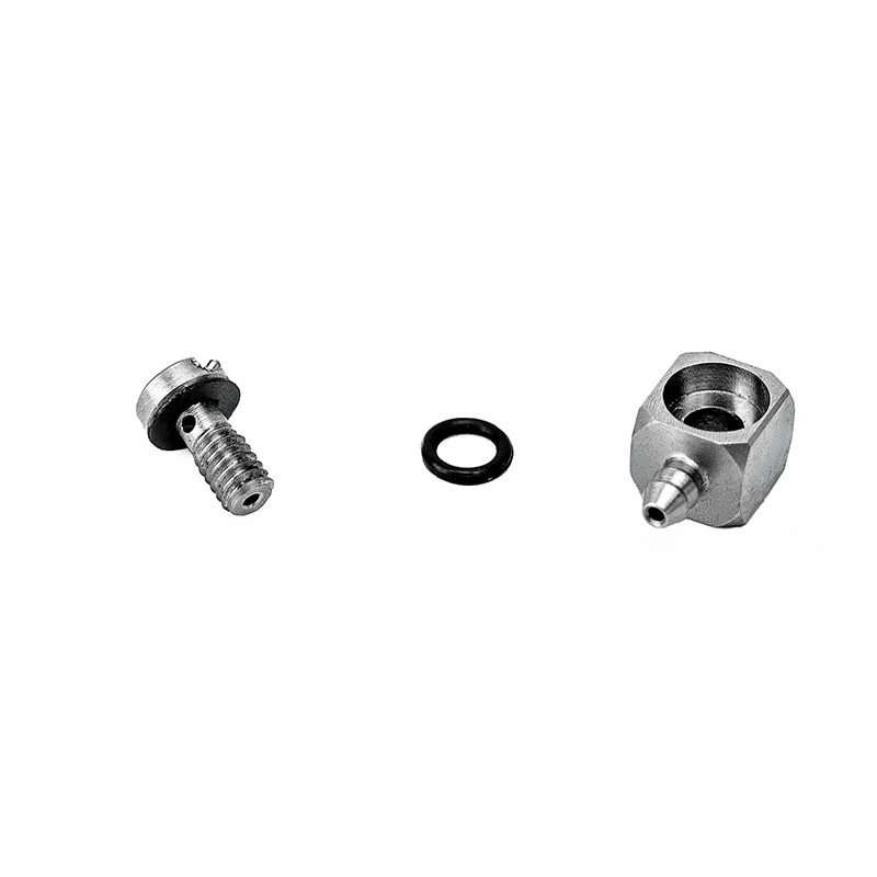 LESU modified stainless steel precision M2 elbow nozzle suitable for nylon 2*1MM oil pipe Y-1565-B