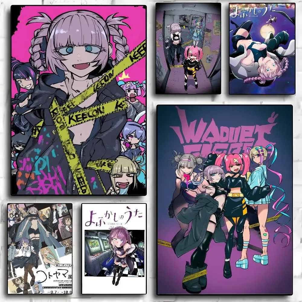 Anime Call Of the Night Poster High Quality Print Home Decor Wall Art Mural Room Bar Decoration