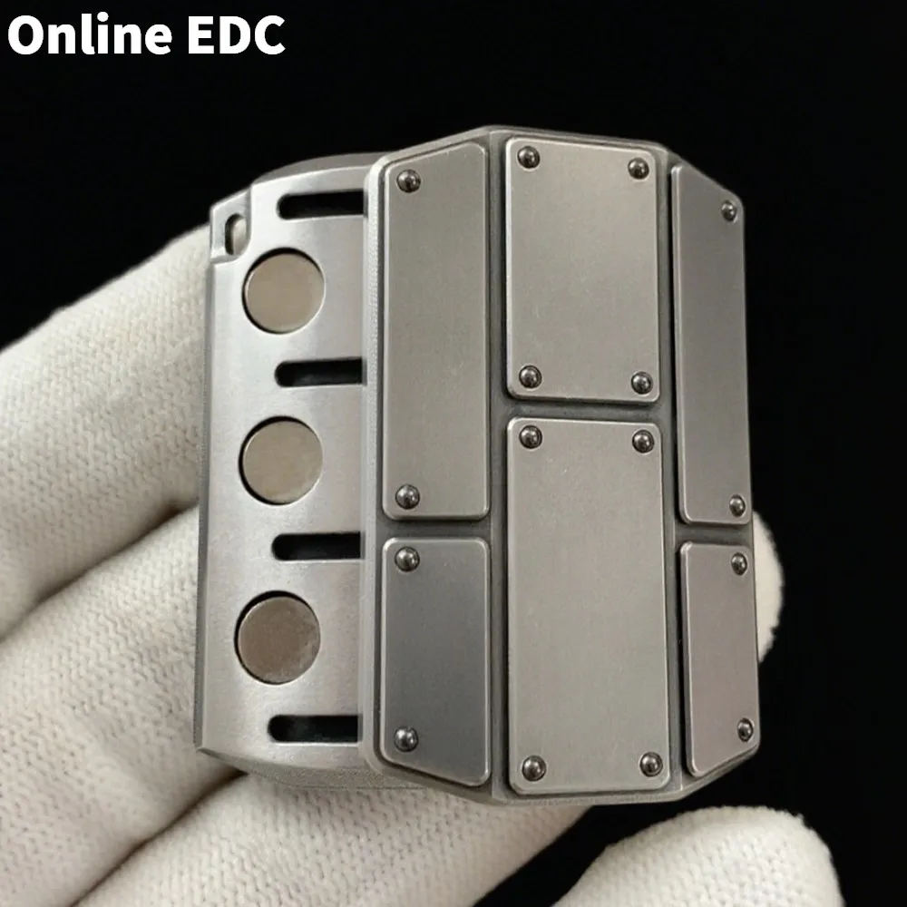 Giocattoli EDC usati WANWU-EDC Slider di spinta illimitato in acciaio inossidabile Giocattoli antistress per adulti Giocattolo novità fuori stampa