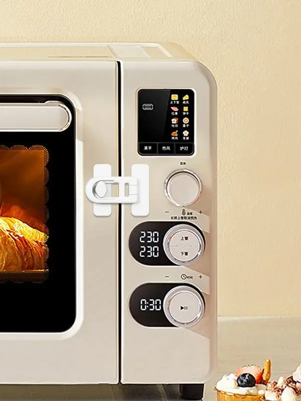 Fridge Lock Refrigerator Door Latch Freezer Locks Oven Baby Proofing Oven Child Safety Lock Child Proof Fridge Lock for Toddler