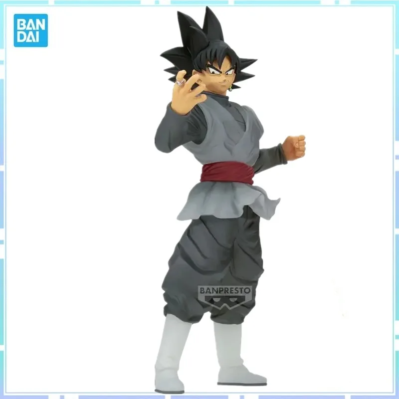 Bandai Original Banpresto Anime Dragon Ball CLEARISE Goku Black PVC Action Figure Model Collectible Toys Gifts