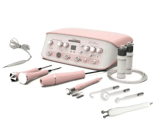 multifunction  equipment facial Ultrasonic Vacuum Galvanic High Frequency Spray Facial Machine